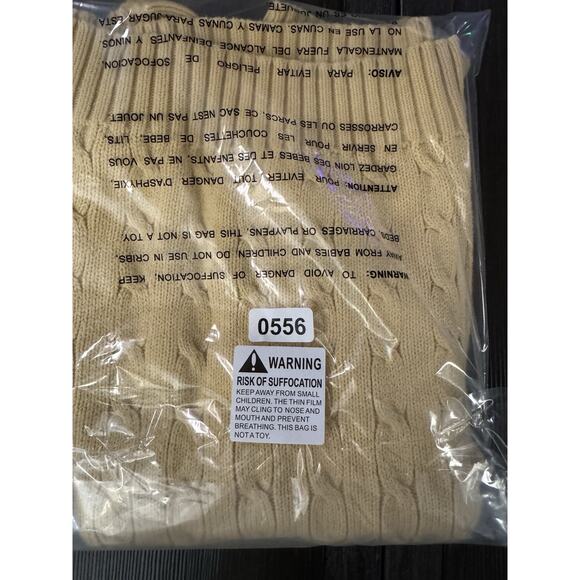 Polo Ralph Lauren Yellow Cable Knit Sweater Vest Old Money Preppy Timeless XL - Picture 5 of 10